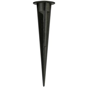 SLV Plastic Earth Spike Black, Length 17,5cm