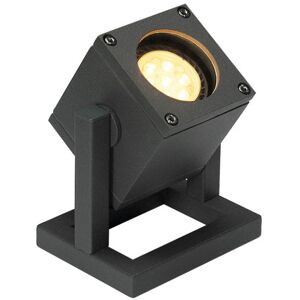 SLV Cubix 1 Bedlampe,Flytbar, Gu10, Maks. 25w, Grå