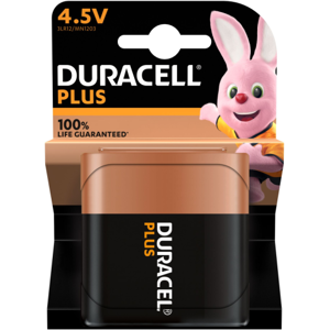 Duracell Plus Batteri 4.5v - Pakke Á 1 Stk.