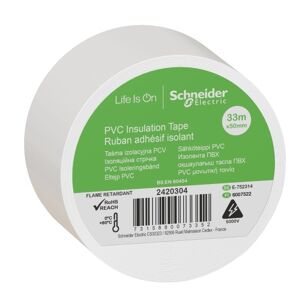 Schneider Electric Pvc Isoleringstape 50 Mm X 33 M I Hvid