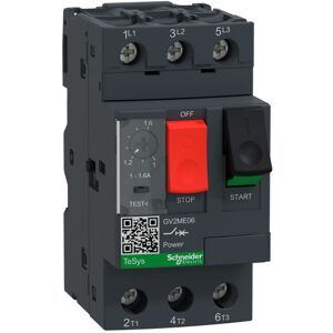 Schneider Electric Schneider Håndbetjent Motorværn Gv2me06 1,0-1,60a