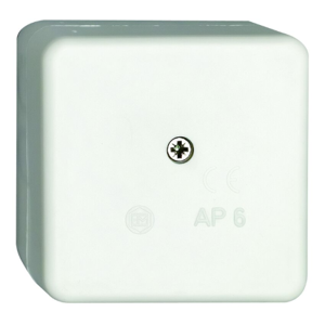 Abb Ap6 Forgreningsdåse, 60x60x29 Mm, Hvid