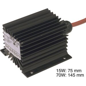 Devitronic Tavlevarmelegeme 15w 12-48v