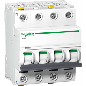 Schneider Electric Automatsikring Ic60n B 3p+n 10a 6ka