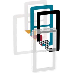 Lauritz Knudsen Lk Fuga Choice Designramme, 2x1 Modul, Transparent Inkl. 6 Farvevalg