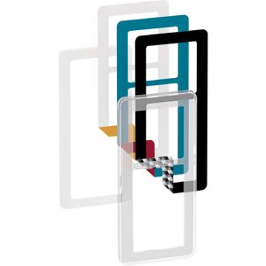 Lauritz Knudsen Lk Fuga Choice Designramme, 2,5 Modul, Transparent Inkl. 6 Farvevalg
