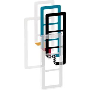 Lauritz Knudsen Lk Fuga Choice Designramme, 3x1 Modul, Transparent Inkl. 6 Farvevalg