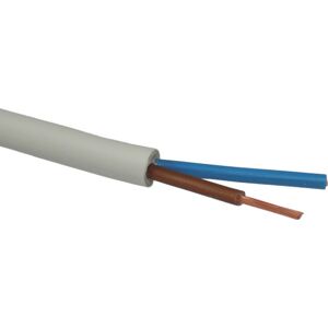 100 Meter Downlight Kabel Varmebestandigt, 2x1,5 Mm2, Hvid