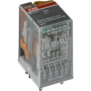 ABB 10 Stk Sokkelrelæ Cr-M230ac3l, 3co, 230v Ac Med Led