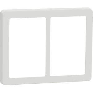 Lauritz Knudsen Lk Fuga Base 63 Designramme, 2x1,5 Modul, Hvid