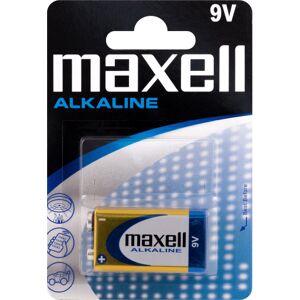 Maxell 9 Volt Alkaline Batterier, Pakke Med 1 Stk.