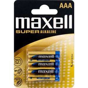 Maxell Aaa Alkaline Premium Batterier - 4 Stk.