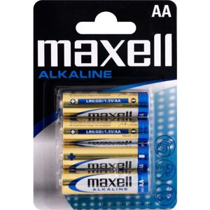 Maxell Lr06 Alkaline Aa Batterier - 4 Stk AA