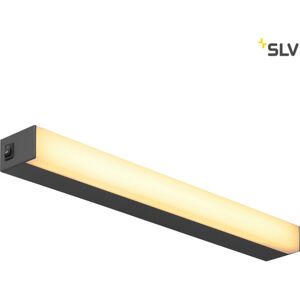 SLV Sight Led, Væg- Og Loftlampe, Med Kontakt, 600mm, Sort  Sort