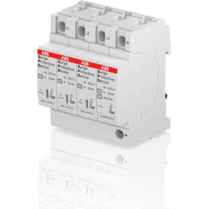 ABB Transientbeskyttelse Type 2 3p+n, Ovr T2 3n 40-275 P Qs