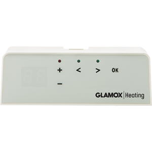 Glamox H40/h60 Wt/b Termostat, 230/400v  Hvid