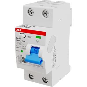 ABB Fejlstrømsafbryder Ac/dc, pfi 2p 16a 300ma, F202 B-16/0,3