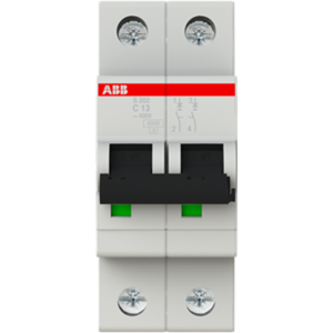 ABB Automatsikring C 13a 2p, 6ka, S202-C13