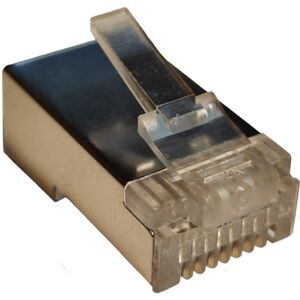 Lan-com 10 Stk Modular Plug Kat.6 Rj45 Ftp 8p/8c Maks. Awg 24-26