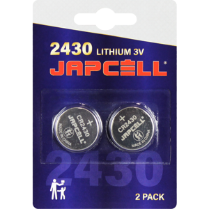 Japcell Lithium Cr2430 Batteri, 2 Stk.