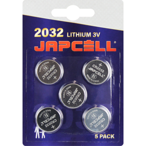 Batteri Japcell Cr2032 5 Stk CR2032