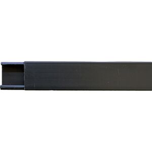 Thorkild Larsen 16 Stk E-Line Minikanal M/ Tape 2 Meter Sort, 25x15 Mm