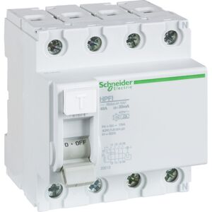 Schneider Electric Schneider Multi9 Hpfi Relæ A, 4p På 40a