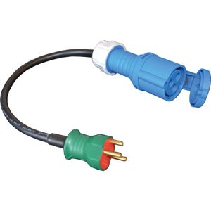 Blue Electric Stikadapter