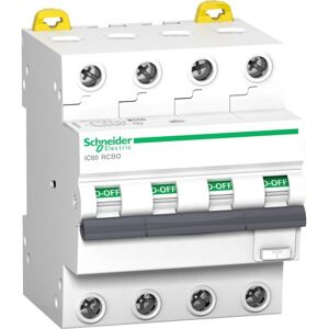 Schneider Electric Schneider Acti9 Hpfi Kombiafbryder 4p 30 Ma, 13 A