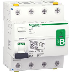 Schneider Electric Schneider Acti9 Hpfi Relæ B-Si, 4p, 40a