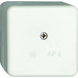 Abb Ap6 Forgreningsdåse, 60x60x29 Mm, Hvid  Hvid