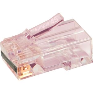 Imago Sonas Simply45 Rj45 Modular Pass-Through Plug Cat6/6a Uskærmet