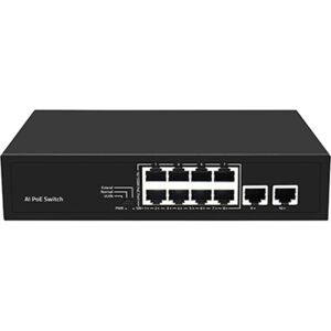 Lan-com Desktop Poe Switch 8x10/100 Poe 1-8