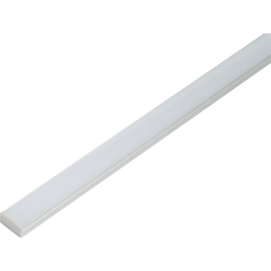 Ansell Lighting 2m Påbyg Profil 8x17,1 (Indv. 12,3mm) Ip20 Sølv  Aluminium