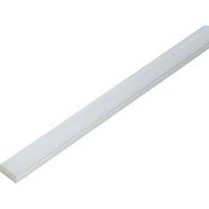 Ansell Lighting 2m Påbyg Profil 8x17,1 (Indv. 12,3mm) Ip20 Sølv  Aluminium