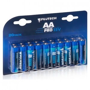 Fuj:tech Alkaline Pro Aa 1,5 V Batterier, 20 Stk