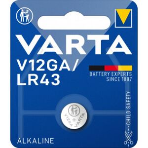 Varta V12ga / Lr43-Knapbatteri, 1 Stk.