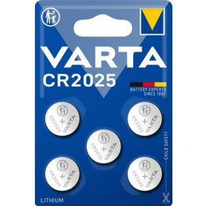 Varta Cr2025 -Batteri, 3 V, 5 Stk, Lithium