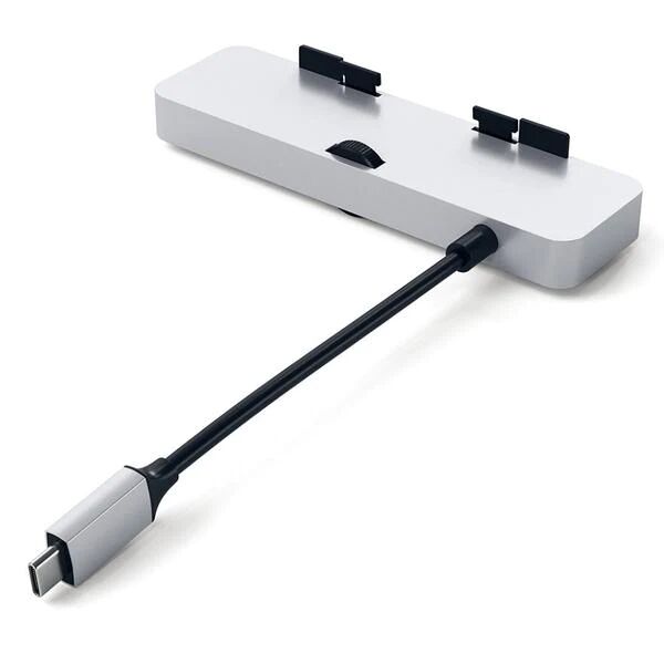Satechi USB-C Clamp Hub Pro til iMac (ST-TCIMHS) Silver
