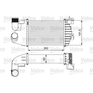 Intercooler VALEO 818627