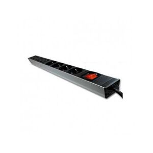 Regleta Rack 6 Tomas 1U Phasak Con Interruptor Bns 2516