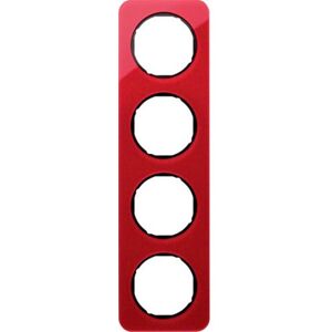 Hager Marco 4 Elementos Berker By  10142344 Serie R1 Rojo/negro