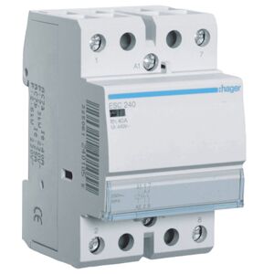 Hager Contactor 2p 40a 2na 230v 3 Módulos  Esc240