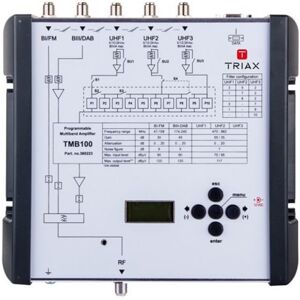 Triax Amplificador Multibanda Programable Tmb 100 S 6 Entradas -  324580