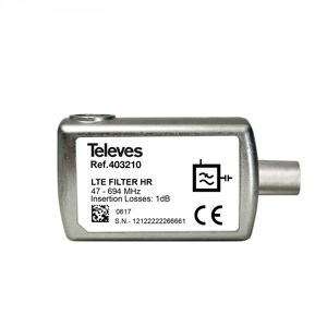 Televes Filtro Lte/5g Hr (High Rejection) 47...694mhz (C.48), Conector 