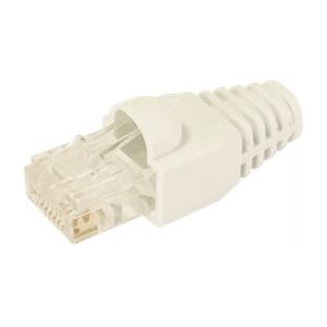 Televes Conector Rj45 Macho + Protector Blanco Utp Cat 6 Para Cables De Datos -  209961