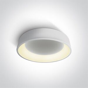 One Light Plafon Led Techo  62142n/w/w Blanco 42w 3000k Ip20