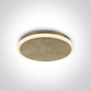 One Light Plafon Led Techo  62112/bs/w Latón 12w 3000k Ip20