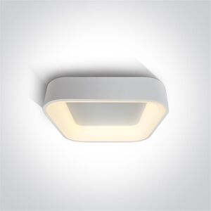 One Light Plafon Led Techo  62132na/w/w Blanco 38w 3000k Ip20