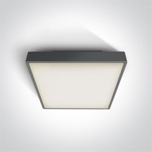 One Light Plafon Led Superficie  67282bn/an/w Antracita 30w 3000k Ip65